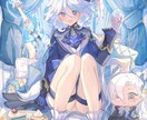 キラキラで可愛いイラストを描きます あなただけのイラストを制作させていただきます！ イメージ2