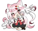 かわいいミニキャライラスト描きます パッと目を引くキャラであなたの魅力を伝えるお手伝い。 イメージ1