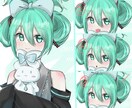 最短3日! 表情2種類付きアイコン描きます 胸に刺さるようなアイコンが欲しい方へ✨ イメージ2