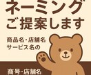 ネーミング・キャッチコピーを複数ご提案します 商品名・店舗名・サービス名のご提案が可能です イメージ1
