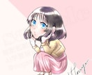 商用OK！SNSアイコン・配信用ミニキャラ描きます Vtuber・配信者さん歓迎！シンプルポップなミニキャラ イメージ4