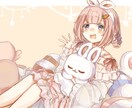 可愛いアイコン、歌ってみた絵、立ち絵等描きます 等身、デフォルメ、男女お受けできます。 イメージ1