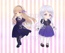 かわいいデフォルメキャラ描きます ゲームや動画に！ご自身のグッズへの使用も可です イメージ3