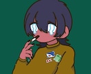 修正回数制限なし!SNSのアイコン描きます キャッチーでポップなイラストを描いています! イメージ1