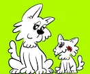 個性を表現！うちの子を動きあるキャラクターにします うちの子だけの個性を表現！ポップで目を惹くキャラクターに⭐︎ イメージ1