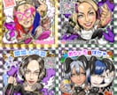 大好評‼️ビックリマン風似顔絵作成致します 【ギャル雑誌egg、Nutsのノベルティにもなってます！】 イメージ5