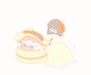 ゆるいイラスト描きます ゆるくてシンプルなイラスト描きます( *´~`) イメージ7