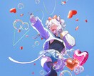 イラスト、キャラクターを作成します 商用利用可能な1枚絵を描きます。 イメージ1