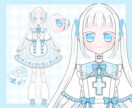 歌ってみたや、IRIAMに!かわいい立ち絵描きます デザイン持ち込みOK!最速10日で納品します。 イメージ3