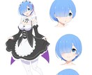 アニメの絵柄を真似てオリジナルキャラ等色々描けます アイコンやホーム画面などにどうですか イメージ1
