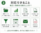 ExcelVBA・マクロで業務を自動化します その手作業、ボタン1つで終わらせます イメージ3
