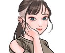 SNSアイコン、コーディネート絵など描きます シンプル且つおしゃれで可愛い絵を描いてます。 イメージ6