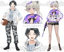 デフォルメVtuber用モデル制作します 可愛いミニキャラLive2Dをキャラデザ～モデリングまで！ イメージ10