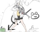 アニメ風イラスト描きます CDジャケット、ロゴ、表紙など承ります。 イメージ3