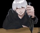 アイコン(肩下)描きます 人キャラでお願いします(ミニキャラ等はかけません) イメージ1