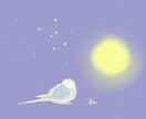 商用可☆鳥さんのおしゃれなイラストを2枚描きます SNSやブログのアイコンやプレゼントなどにどうぞ♪ イメージ4