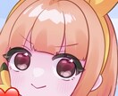 可愛い絵柄のアイコン・ミニキャライラスト描きます キラキラした少女のイラストが得意です。商用利用料込。 イメージ6