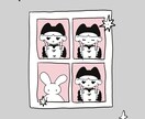 シンプルカラーのガーリー×ポップイラスト描きます アイコンやグッズなどに！ゆるポップな可愛いづくりをお手伝い イメージ4