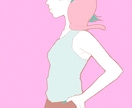 ファッショナブルでポップなイラスト描きます スピード納品/個性的カラー/挿絵動画グッズに イメージ2