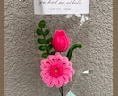 プレゼント・結婚式プチギフトに！お花を作ります 話題のプレゼントにおすすめ！モールフラワーを作ります。 イメージ1