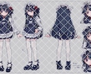 女の子・男の子・ケモ系・三面図イラスト描きます 女の子や男の子ケモ系、女性らしい身体のラインが得意です！！ イメージ1