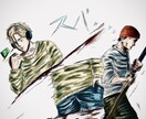 漫画風のパキッとしたイラストを描きます 漫画風の動きのある絵や、静止画など幅広くできます！ イメージ4