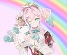 かわいいイラスト制作承ります 一枚絵、SNSアイコン、立ち絵などご相談ください イメージ2