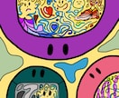 ふんわりした絵をお描きします SNSアイコンに最適！ゆるくて可愛いイラスト✨ イメージ1