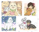 大切なペットやお好きな動物を可愛く描きます ★デフォルメしたワンちゃんネコちゃんをアイコンやブログ用に★ イメージ3
