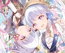 商用利用可能！キラキラ魅力的なイラストを制作します グッズ・MV・立ち絵など用途にあわせて制作します！ イメージ2