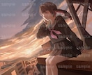 重厚感ある絵柄でイラスト全般お描きします 雰囲気を大切にした絵柄や儚い絵柄が魅力です！ イメージ1