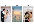 結婚式のウェルカムボード作成します ～送料込！追加料金なし✨パネル印刷してお届けいたします♪～ イメージ2
