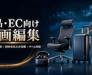 商品・EC向け紹介動画を編集いたします 商品の魅力を伝える動画をチームで制作 イメージ1