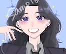 柔らかく優しい雰囲気のアイコンを描きます SNSや配信用にぴったりな胸上イラストを作成します！ イメージ3