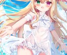 かわいい女の子のイラスト描きます SNSのアイコン、ヘッダー、同人イラスト。かわいい絵を♪ イメージ1