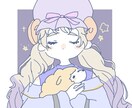 かわいいゆるふわアイコン描きます ゆるっとあなただけのアイコンを☺︎ イメージ1