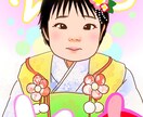 お子様の似顔絵描きます お正月、ハーフバースデーなど、可愛い似顔絵はいかがですか？ イメージ1