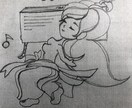 お名刺・アイコン・看板用キャライラスト制作します オリジナルゆるキャライラストを画家がフリーハンドで制作します イメージ2