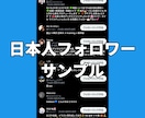 Xツイッター日本人フォロワーを100人〜増やします X(旧ツイッター)の日本人100人増加ほぼ減少なし イメージ5