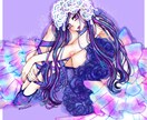 かわいい女の子描かせて頂きます 主に女の子のイラスト、SNSなどアイコンや、1枚絵描きます！ イメージ3