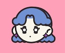商用OK！ポップなテイストの人物アイコンを描きます 目が引くアイコンでその人の魅力を伝えます！ イメージ4