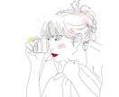 アイコンイラスト描きます SNSアイコン.カップル.プレゼント用のイラスト描きます イメージ5