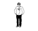 白黒シンプルイラストを描きます 早さと丁寧さを心がけています！ イメージ9