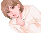 大人っぽいキャラクターのような似顔絵描きます アイコンにも使えるリアル×キャラクターの似顔絵描きます！ イメージ1