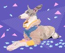 うちの子・ペットの似顔絵お描きします 8/31までの特別価格です！多頭飼い様も是非☆ イメージ4