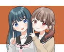 ゆるふわ×かわいい等身キャライラスト描きます ガーリーでふんわりした雰囲気のキャラが得意です！ イメージ5