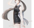 綺麗可愛い系、かっこいい系のキャラデザを承ります 綺麗で可愛いキャラクターデザインが得意です！ イメージ1