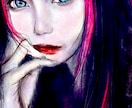 視線が残る、雰囲気のある人物アイコン描きます 通常 ¥7,000 → 今だけ ¥5,000（初回価格） イメージ3