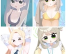 女の子のアニメ風萌えイラスト描きます 絶対に可愛く描きますのでよろしくお願いします！ イメージ4