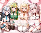 ご希望のイラストを描きます 商用・二次配布可！かわいくて目を惹くイラストを描きます イメージ6